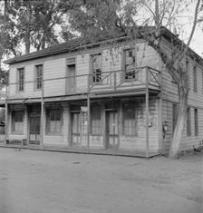 Architectural survivals, Clayton, California, 1938. Creator: Dorothea Lange