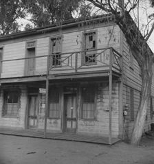Architectural survivals, Clayton, California, 1938. Creator: Dorothea Lange