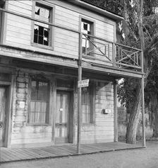 Architectural survivals, Clayton, California, 1938. Creator: Dorothea Lange