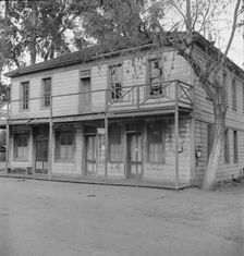 Architectural survivals, Clayton, California, 1938. Creator: Dorothea Lange