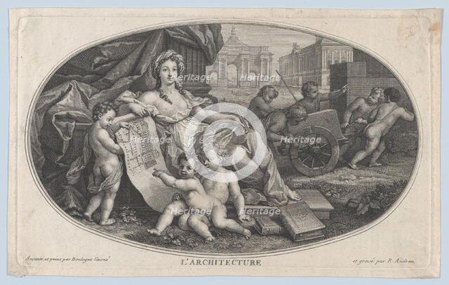 Architecture, 1690. Creator: Benoit Audran I.