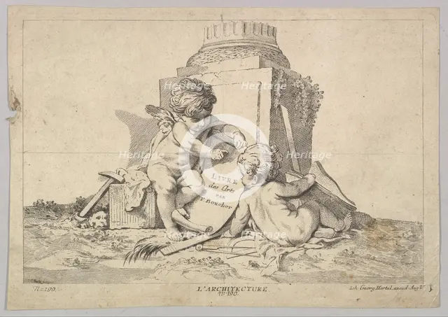 Architecture, 18th century. Creator: Johann Georg Hertel.