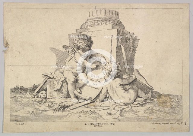 Architecture, 18th century. Creator: Johann Georg Hertel.