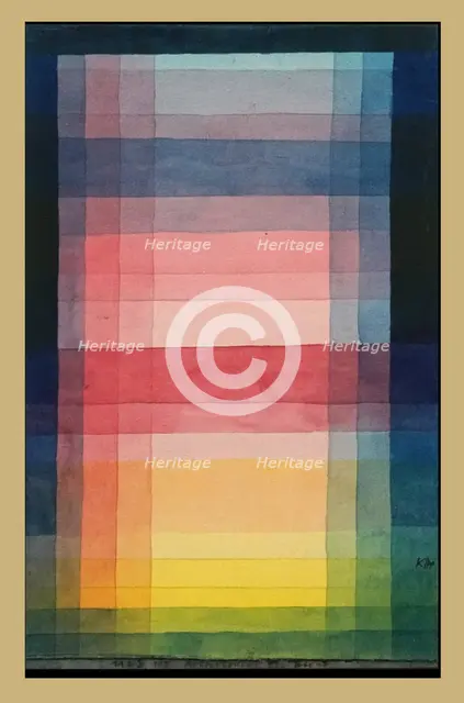 Architecture of the Plain, 1923. Creator: Klee, Paul (1879-1940).