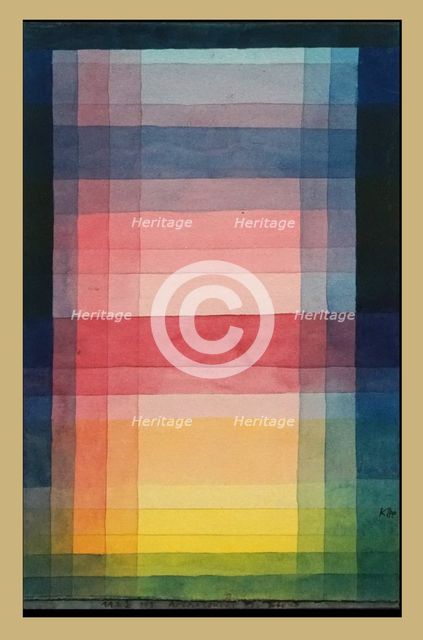 Architecture of the Plain, 1923. Creator: Klee, Paul (1879-1940).