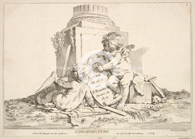 Architecture. Creator: Louis Felix de la Rue.