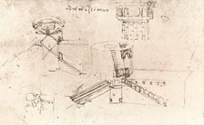 Architecture for castles, c1472-c1519 (1883). Artist: Leonardo da Vinci