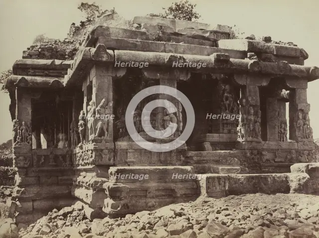 Architecture in Dharwar and Mysore, 1860s. Creator: Thomas Biggs.