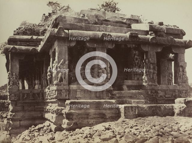 Architecture in Dharwar and Mysore, 1860s. Creator: Thomas Biggs.