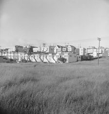Architecture in the Potrero district, San Francisco, California, 1939. Creator: Dorothea Lange