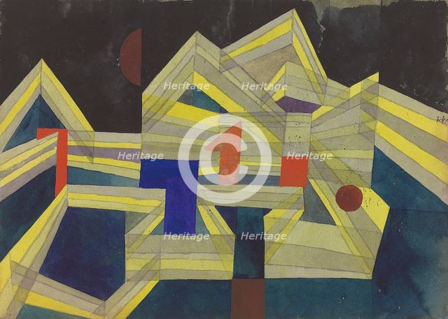 Architecture, transparent-structural, 1921.