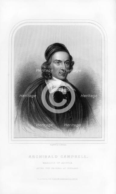 Archibald Campbell, 1st Marquess of Argyll, Scottish statesman, (1870).Artist: S Freeman