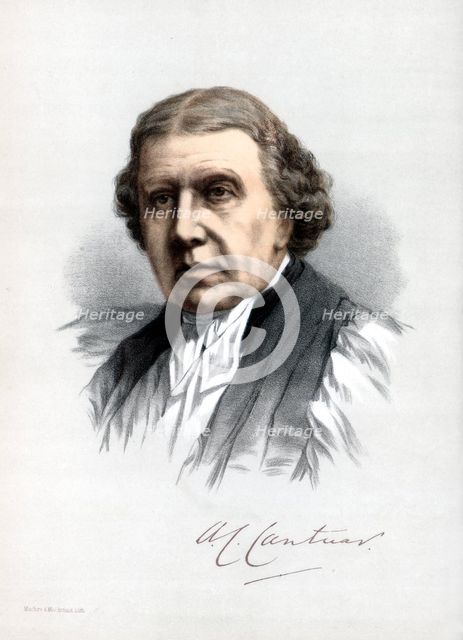 Archibald Campbell Tait, Archbishop of Canterbury, c1890.Artist: Cassell, Petter & Galpin