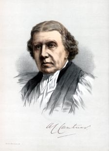 Archibald Campbell Tait, Archbishop of Canterbury, c1890.Artist: Cassell, Petter & Galpin