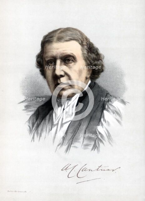 Archibald Campbell Tait, Archbishop of Canterbury, c1890.Artist: Cassell, Petter & Galpin