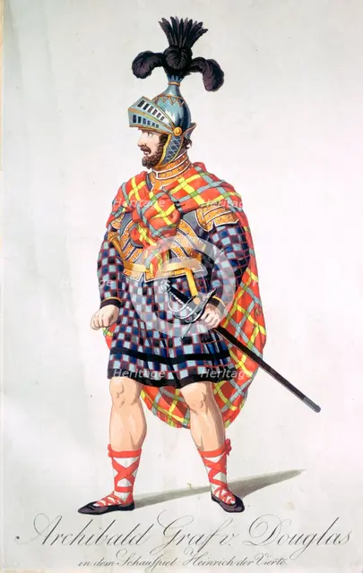 Archibald Douglas, 4th Earl of Douglas, medieval Scottish nobleman and soldier.  Creator: Tony Evans.