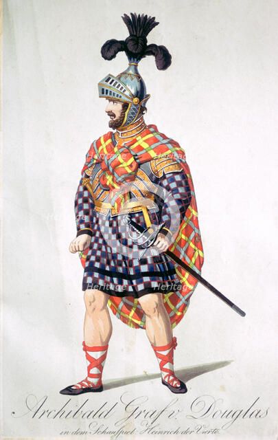Archibald Douglas, 4th Earl of Douglas, medieval Scottish nobleman and soldier.  Artist: Tony Evans