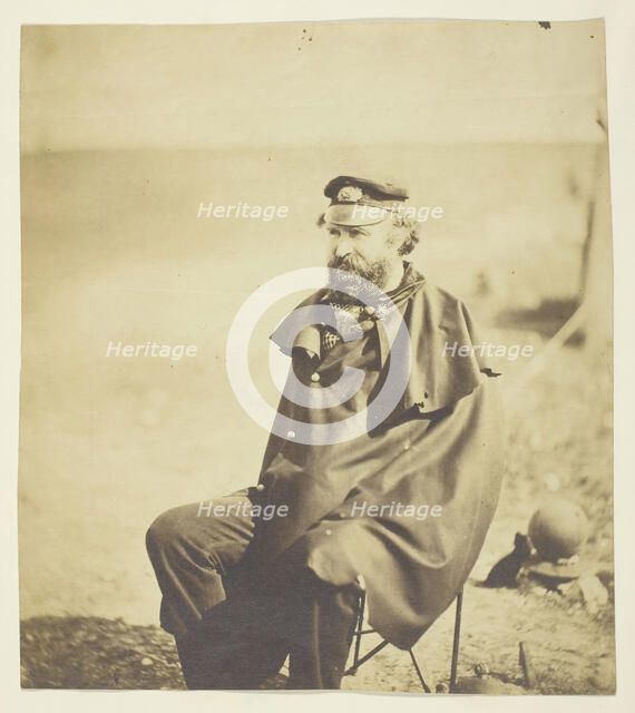 Archibald Gordon (1812-1886), Principal Medical Officer at the Crimea; Taken at the Crimea, 1855. Creator: Roger Fenton.