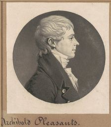 Archibald Pleasants, Jr., 1808. Creator: Charles Balthazar Julien Févret de Saint-Mémin