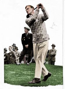 Archie Compston approaches: I Have No Use For A Club Without Booth's c1935 (1935)