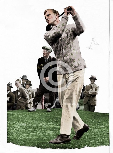'Archie Compston approaches: I Have No Use For A Club Without Booth's', c1935 (1935).  Artist: Unknown.