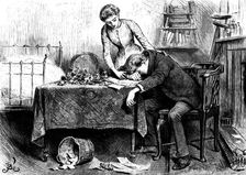 "Archie, I know - I know; he has told me. Oh! Archie - do you think it is true?", 1890. Creator: R. Taylor