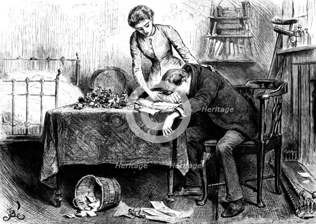 "Archie, I know - I know; he has told me. Oh! Archie - do you think it is true?", 1890. Creator: R. Taylor.