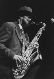 Archie Shepp, Queen Elizabeth Hall, London, 1996. Creator: Brian Foskett