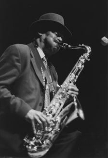 Archie Shepp, Queen Elizabeth Hall, London, 1996. Creator: Brian Foskett