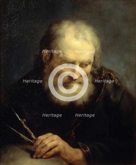 'Archimedes', 18th century.  Artist: Giuseppe Nogari