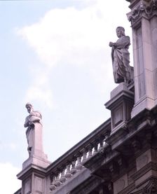 Archimedes and Justinian, c1870. Creator: Dennis Gilbert