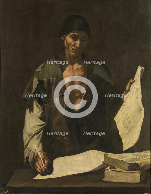 Archimedes. Artist: Ribera, José, de (1591-1652)