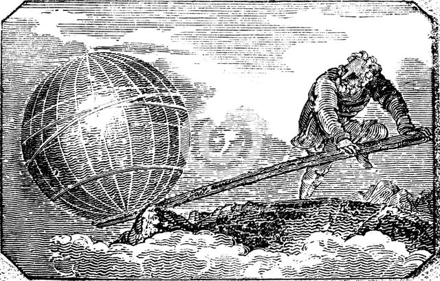Archimedes (c287-212 BC), Ancient Greek mathematician and inventor, 1824. Artist: Unknown