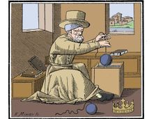 Archimedes (c287-212 BC), Ancient Greek mathematician and inventor, 1866