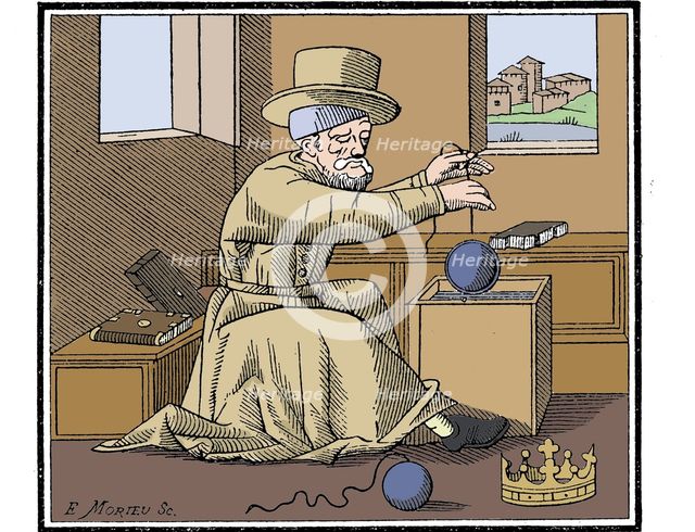 Archimedes (c287-212 BC), Ancient Greek mathematician and inventor, 1866. Artist: Unknown