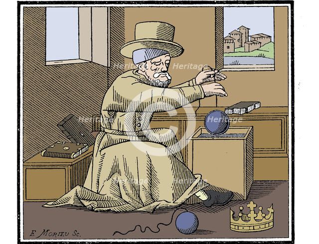 Archimedes (c287-212 BC), Ancient Greek mathematician and inventor, 1866. Artist: Unknown