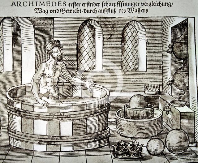 Archimedes, Greek scientist (287-212 aC).