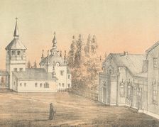 Archpriest's House and the Alekseevskii Monastery, 1871. Creators: M Kolosov, J Rogulin