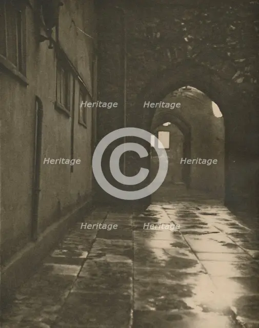 'Archway to the Abbot's Court at Westminster Abbey', c1935. Creator: Paterson.