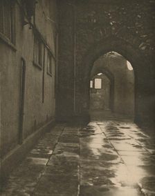Archway to the Abbot's Court at Westminster Abbey c1935. Creator: Paterson