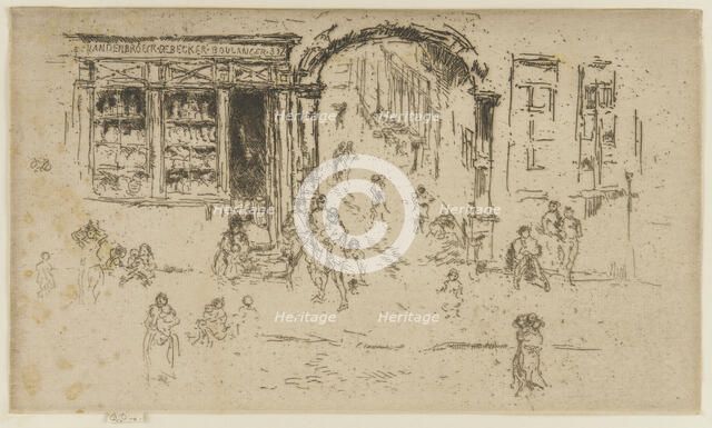 Archway, Brussels, 1887. Creator: James Abbott McNeill Whistler.