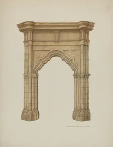 Archway, c. 1940. Creator: Rose Campbell-Gerke