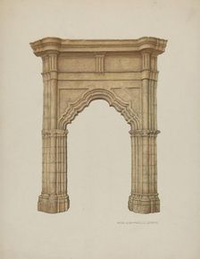 Archway, c. 1940. Creator: Rose Campbell-Gerke