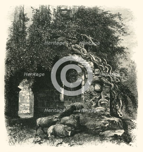'Archway, Kenilworth Castle', c1870.