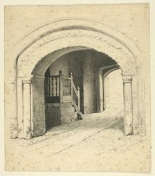Archway Leading to Grammar School, Bristol, n.d. Creator: Henry Stacy Marks