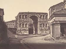 Arco di Giano, 1848-52. Creator: Eugène Constant