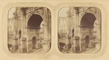 Arco di Settimio Severo/The Arch of Septimus Severns, 1855-1865. Creator: London Stereoscopic & Photographic Co
