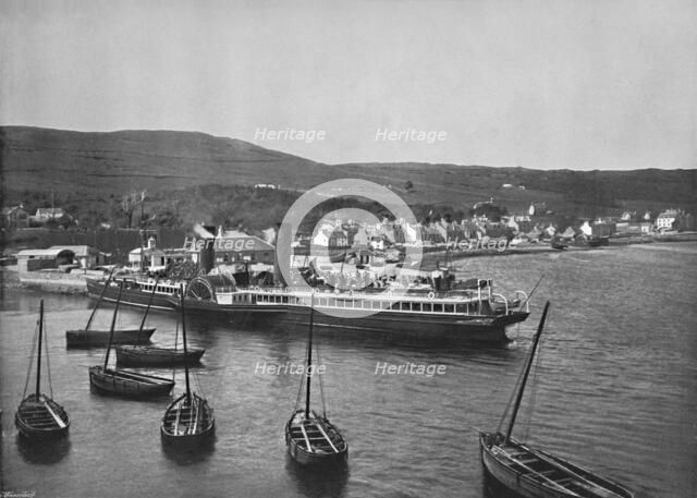 'Ardrishaig - The Steamer Columba at Ardrishaig Quay', 1895. Artist: Unknown.