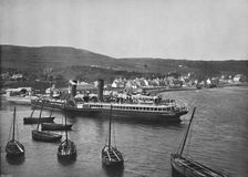 Ardrishaig - The Steamer Columba at Ardrishaig Quay 1895