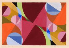 Area Broken by Perpendiculars, ca. 1934. Creator: Joseph Schillinger